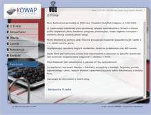 Tablet Screenshot of kowap.pl